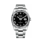 Rolex Datejust 36mm Black Roman Dial on Oyster Bracelet 116234