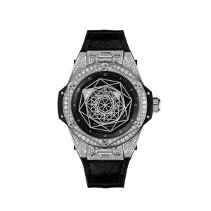 Hublot Big Bang SANG BLEU STEEL PAV¨¦ Ref# 465.SS.1117.VR.1704.MXM18
