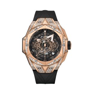 Hublot Big Bang SANG BLEU II KING GOLD PAV¨¦ Ref# 418.OX.1108.RX.1604.MXM20
