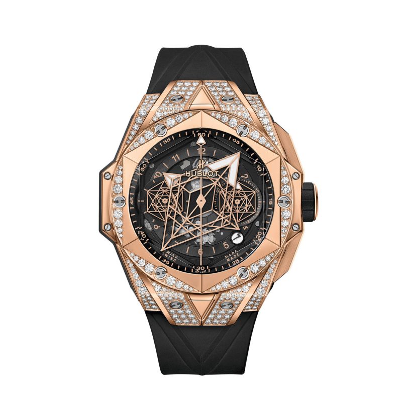 Hublot Big Bang SANG BLEU II KING GOLD PAV¨¦ Ref# 418.OX.1108.RX.1604.MXM20 - Image 2