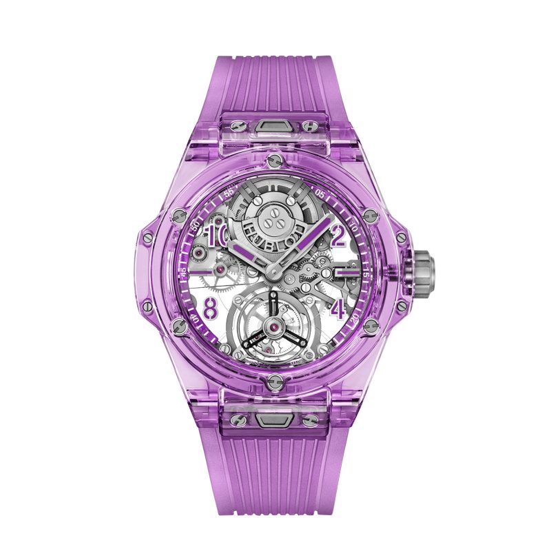 Hublot Big Bang TOURBILLON AUTOMATIC PURPLE SAPPHIRE Ref# 429.JM.0120.RT - Image 2