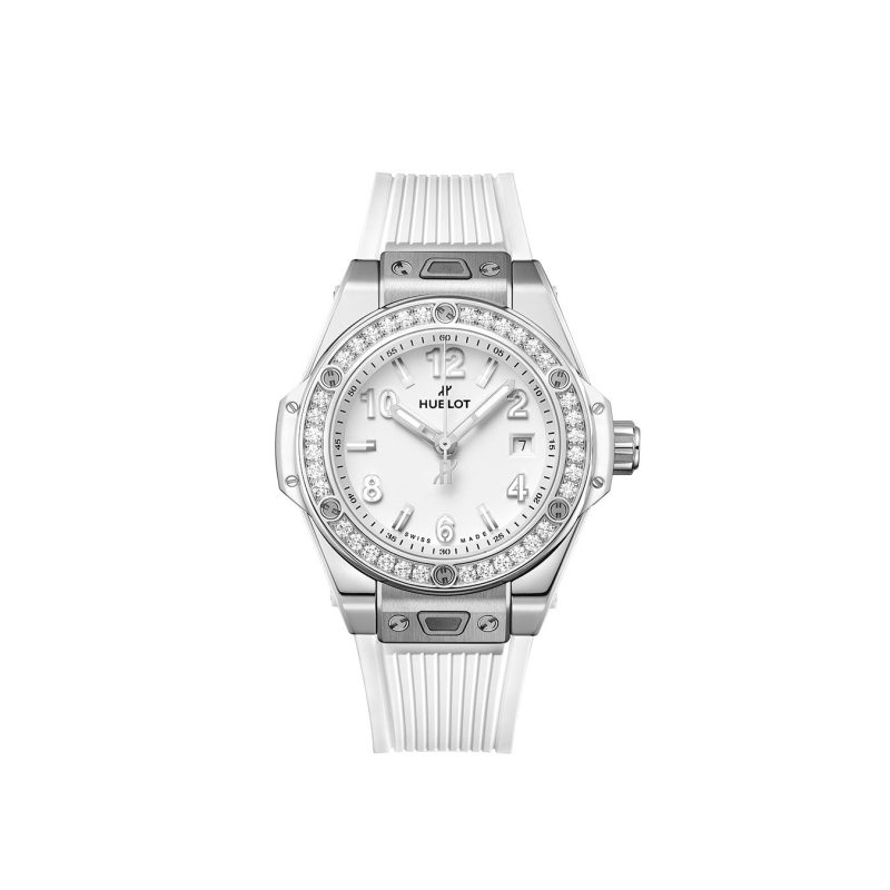 Hublot Big Bang ONE CLICK STEEL WHITE DIAMONDS Ref# 485.SE.2010.RW.1204 - Image 2