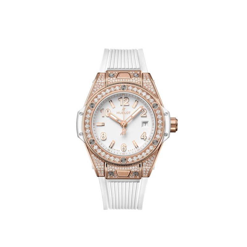 Hublot Big Bang ONE CLICK KING GOLD WHITE PAV¨¦ Ref# 485.OE.2080.RW.1604