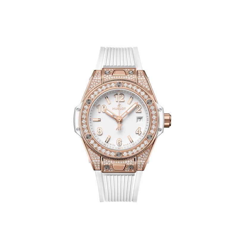 Hublot Big Bang ONE CLICK KING GOLD WHITE PAV¨¦ Ref# 485.OE.2080.RW.1604 - Image 2