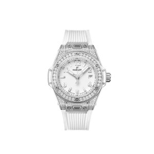 Hublot Big Bang ONE CLICK STEEL WHITE PAV¨¦ Ref# 485.SE.2010.RW.1604