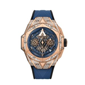 Hublot Big Bang SANG BLEU II KING GOLD BLUE PAV¨¦ Ref# 418.OX.5108.RX.1604.MXM20
