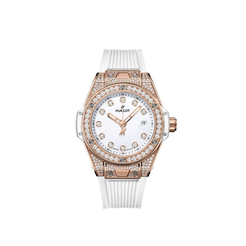 Hublot Big Bang ONE CLICK KING GOLD WHITE PAV¨¦ Ref# 485.OE.2210.RW.1604 - Image 2
