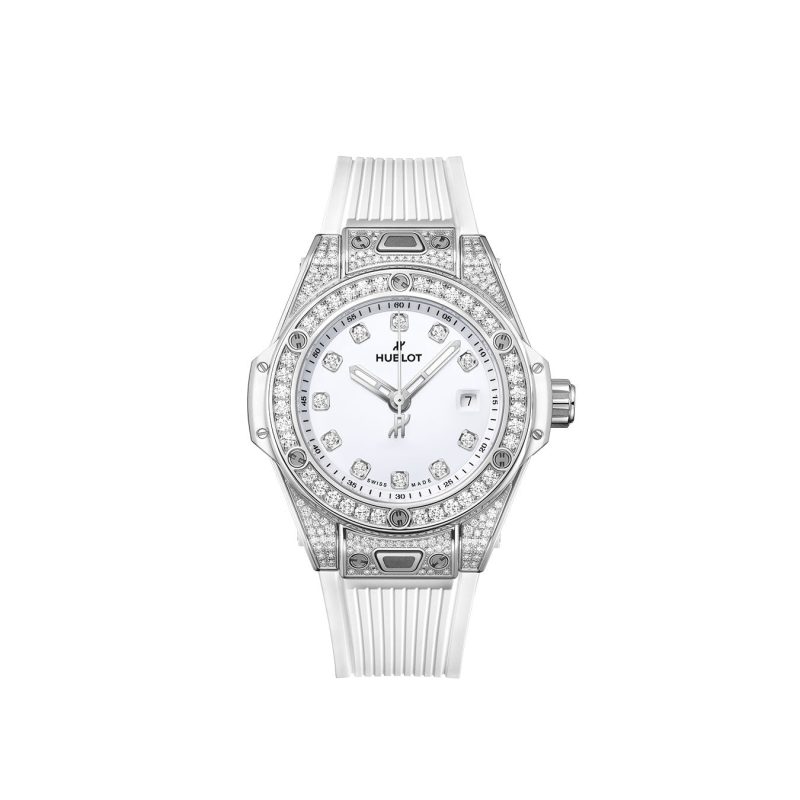 Hublot Big Bang ONE CLICK STEEL WHITE PAV¨¦ Ref# 485.SE.2210.RW.1604 - Image 2