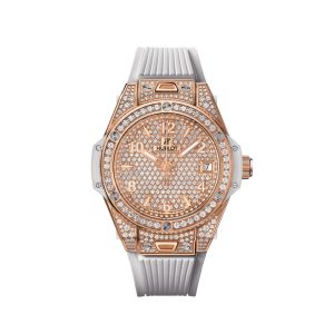 Hublot Big Bang ONE CLICK KING GOLD WHITE FULL PAV¨¦ Ref# 465.OE.9010.RW.1604