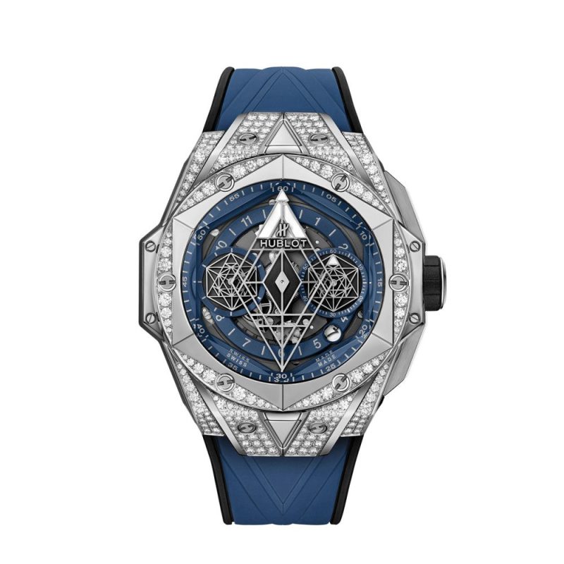 Hublot Big Bang SANG BLEU II TITANIUM BLUE PAV¨¦ Ref# 418.NX.5107.RX.1604.MXM20