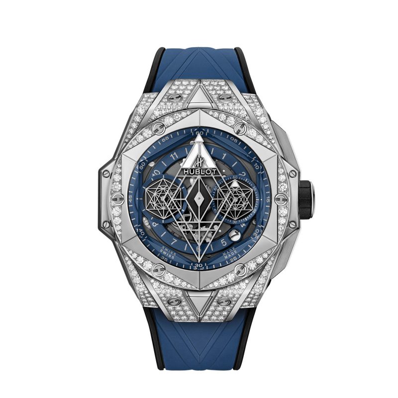 Hublot Big Bang SANG BLEU II TITANIUM BLUE PAV¨¦ Ref# 418.NX.5107.RX.1604.MXM20 - Image 2