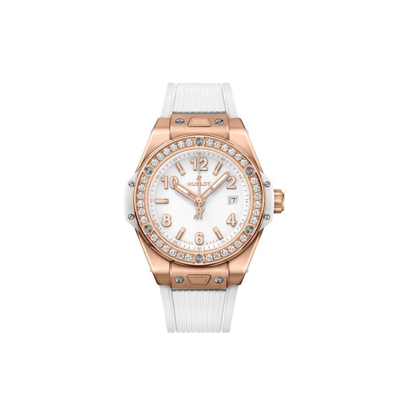 Hublot Big Bang ONE CLICK KING GOLD WHITE DIAMONDS Ref# 485.OE.2080.RW.1204 - Image 2