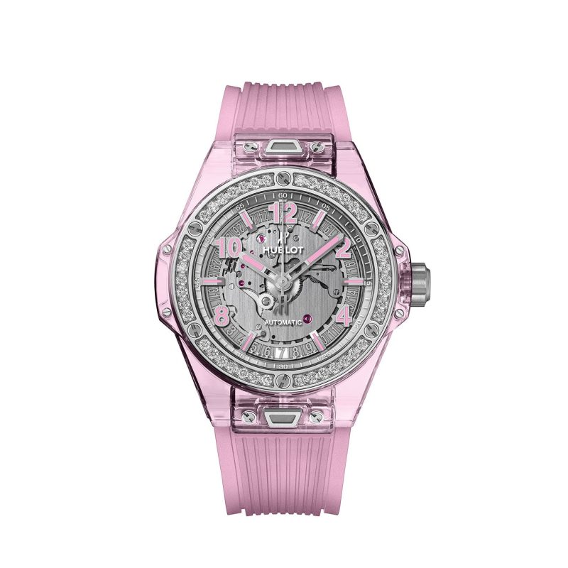 Hublot Big Bang ONE CLICK PINK SAPPHIRE DIAMONDS Ref# 465.JP.4802.RT.1204 - Image 2