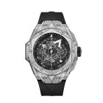 Hublot Big Bang SANG BLEU II TITANIUM PAV¨¦ Ref# 418.NX.1107.RX.1604.MXM20