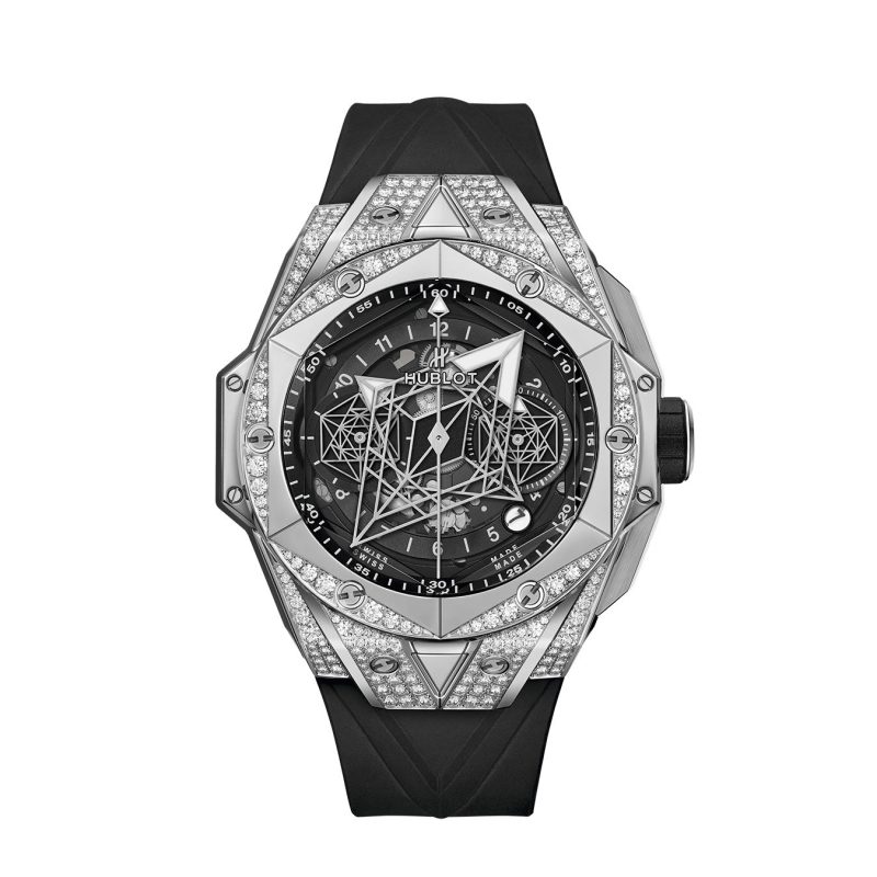 Hublot Big Bang SANG BLEU II TITANIUM PAV¨¦ Ref# 418.NX.1107.RX.1604.MXM20 - Image 2