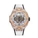 Hublot Big Bang SANG BLEU II KING GOLD WHITE PAV¨¦ Ref# 418.OX.2001.RX.1604.MXM20