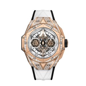 Hublot Big Bang SANG BLEU II KING GOLD WHITE PAV¨¦ Ref# 418.OX.2001.RX.1604.MXM20