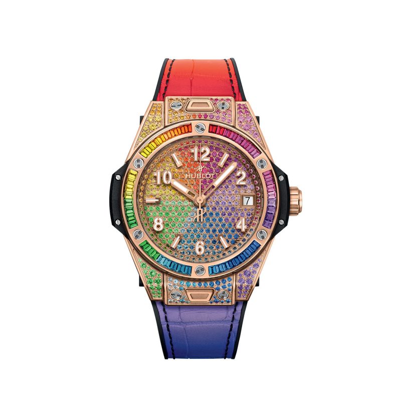 Hublot Big Bang ONE CLICK RAINBOW KING GOLD Ref# 465.OX.9900.LR.0999 - Image 2