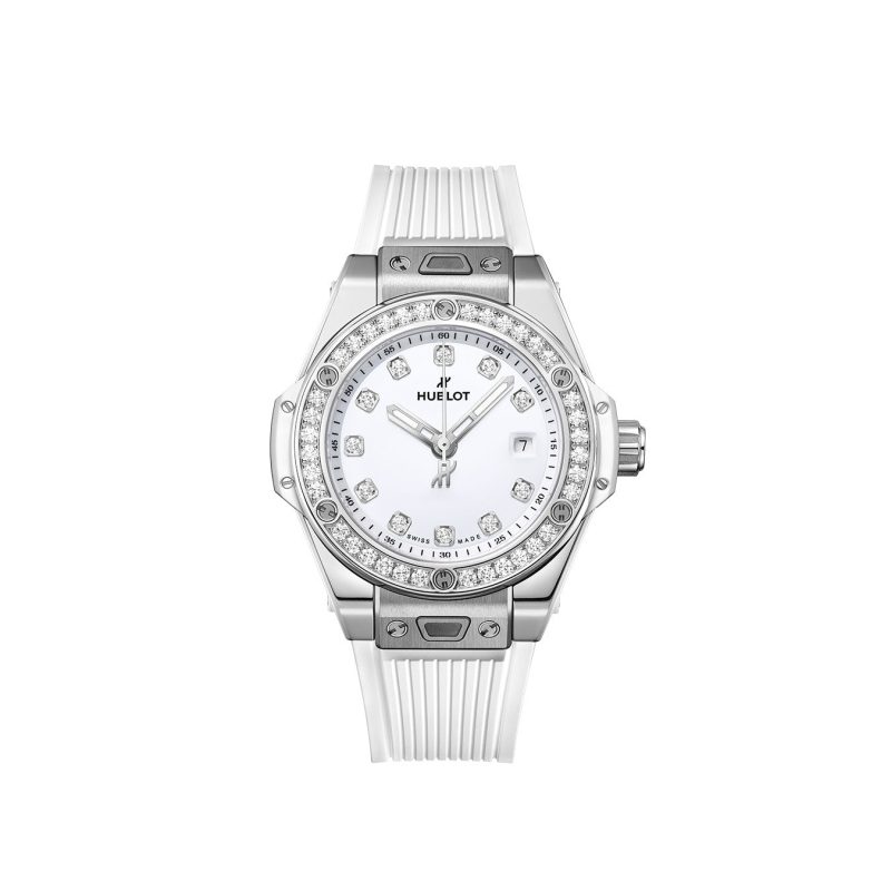 Hublot Big Bang ONE CLICK STEEL WHITE DIAMONDS Ref# 485.SE.2210.RW.1204 - Image 2