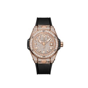 Hublot Big Bang ONE CLICK KING GOLD FULL PAV¨¦ Ref# 485.OX.9000.RX.1604
